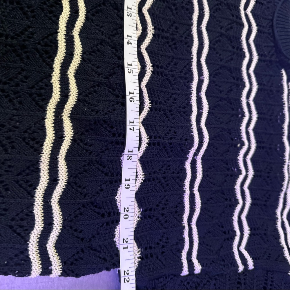 Navy and White Striped Sweater! Vera Moda Brand! - Picture 4 of 6